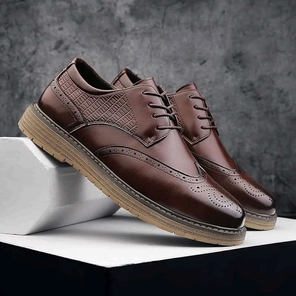 Escol leather derby shoe