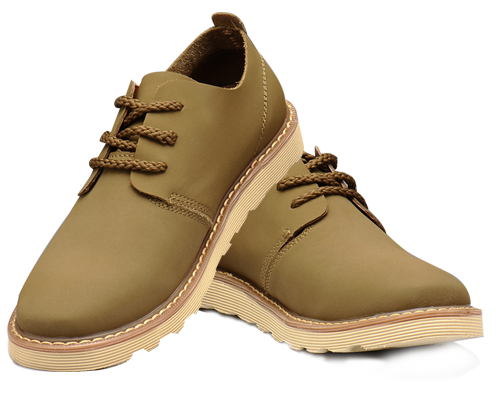 Escol tan leather derby shoe
